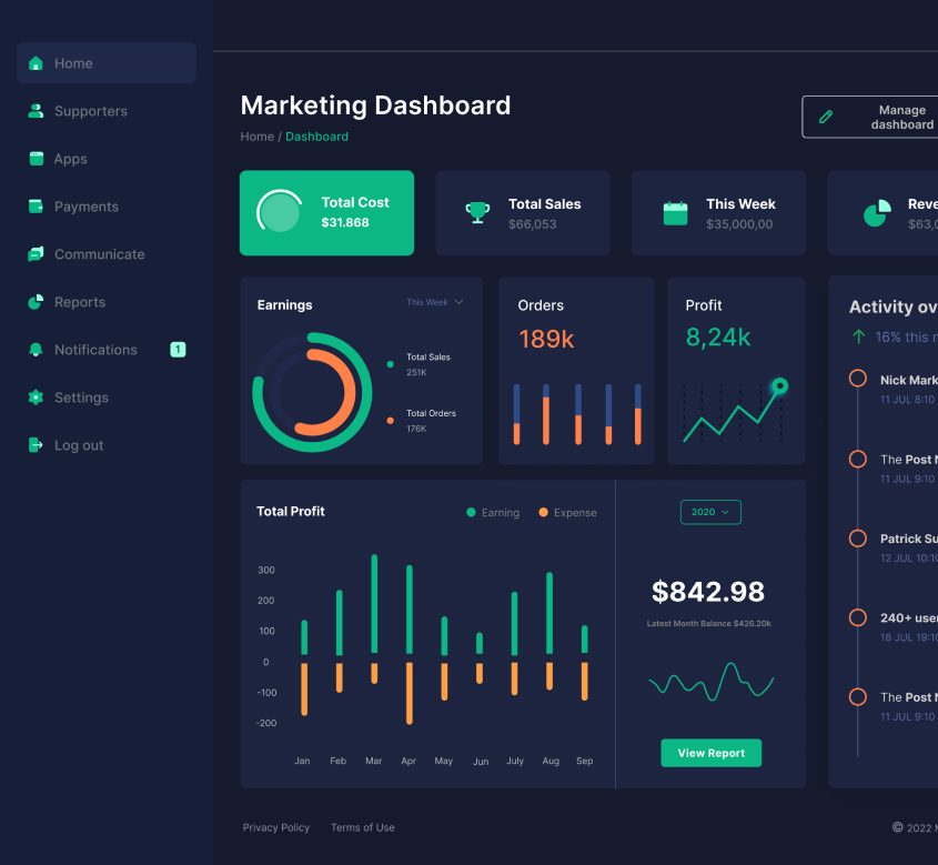 dashboard
